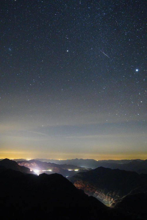 快看天上飘过美丽的流星雨