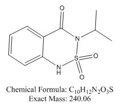 求水茨菰碱的分子式 结构式 