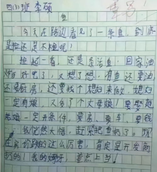 金鱼历险记作文100篇