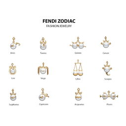 FENDI Zodiac星座挂饰胶囊系列 你的FENDI星座是 