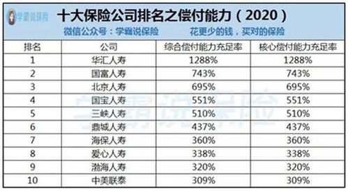 国内保险公司前十名的是哪几家