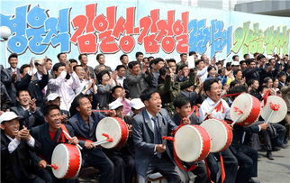朝鲜庆祝 五一 国际劳动节