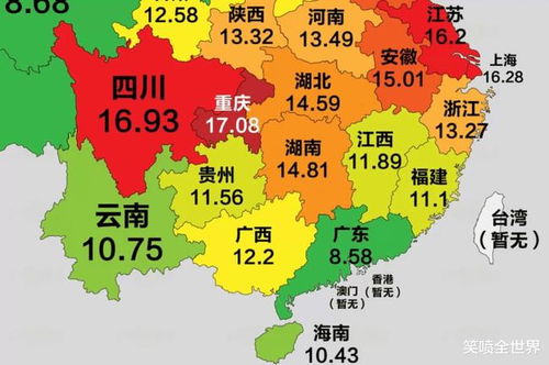 我国各省份65岁以上老年人口数量