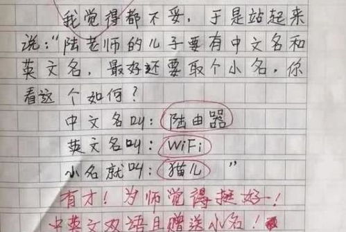 一年级学生因姓 谢 火了,四字名字太霸气,少有老师敢直呼大名