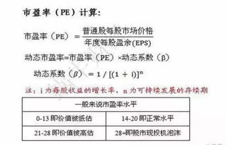 各个板块的市盈率分别在哪个范围才正常？