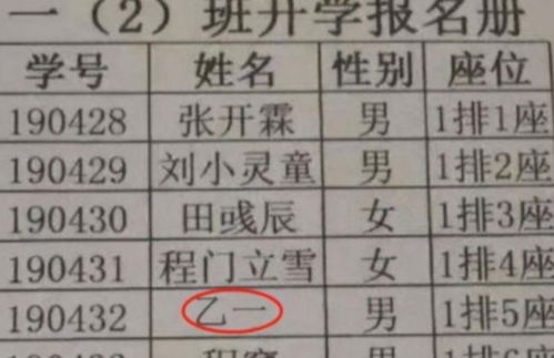 3个字就3笔,因爸爸给孩子取名 非常简单 ,引人注目而走红