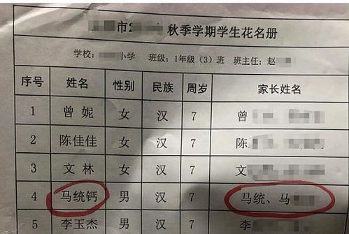 父母给孩子起的这些奇葩名字,隔着屏幕笑到窒息 网友 纯属坑娃