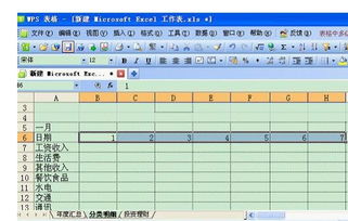 wps表格怎样制作个性的记账本 