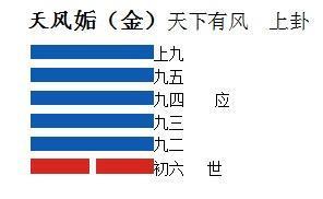 周易 三百八十六爻辞浅释,乾宫第二卦,天风姤 