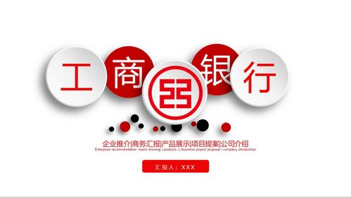 微粒体工商银行商务汇报项目提案16素材PPT模板精选