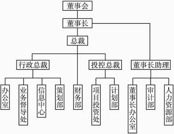 对某公司组织结构的分析