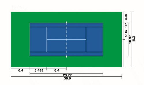 乒乓球台区域分布图图片