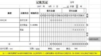 通用记账凭证案例填写的样本 