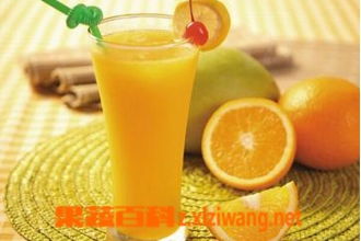 鲜橙汁的功效与作用