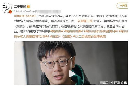 陶白白是一个什么梗 出圈 陶白白独家对话