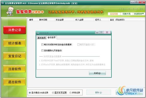 宝宝消费记录软件界面预览 宝宝消费记录软件界面图片 
