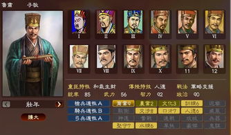 三国志13 全武将图鉴 全武将数据及历代头像一览