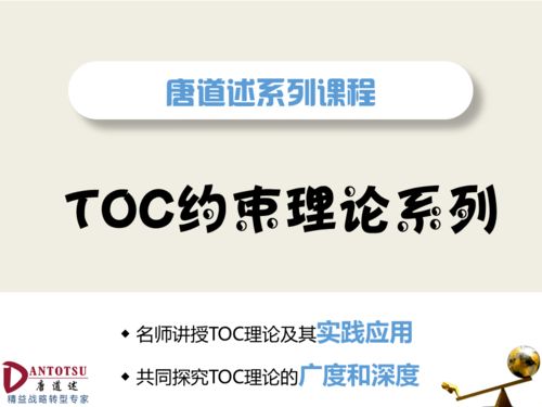 所谓的TOC公司有哪些特征? 而TOC顾问的角色又该是什么?