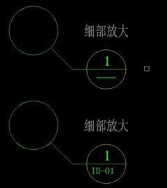 CAD里面这些索引符号怎么看下面的字母是缩写吗各代表什么意思上图请各位cad绘图高手给我专业详细解释一下 