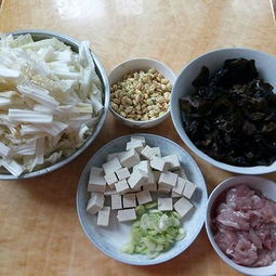 大锅菜的食材和调味，家常大锅菜的做法