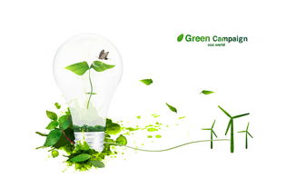 纸杯一次性纸杯绿色环保图标背景设计