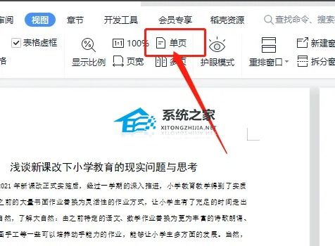 wps变成了两页并排怎么办 wps怎么把并排两页改成单页教学 