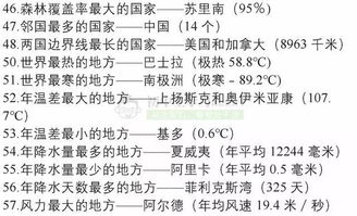 世界那么大,初中地理知识快速记忆口诀,带你边看边学 收藏