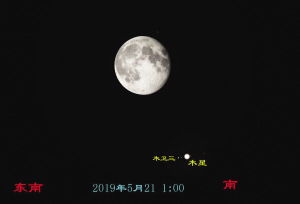 21日 小满 木星土星先后与月亮有约 