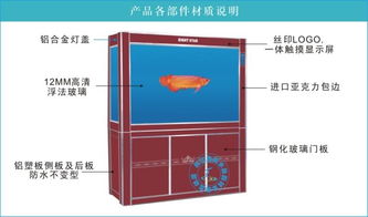 闽江水族箱大型生态鱼缸玻璃水族箱龙鱼缸底过滤闽江八星1.8米