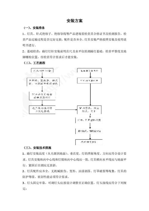 项目供货 安装调试方案及组织措施 