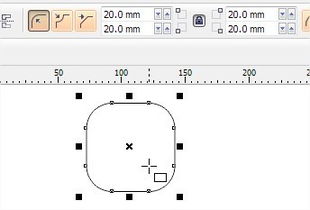 CORELDRAW怎么画边角圆滑的矩形