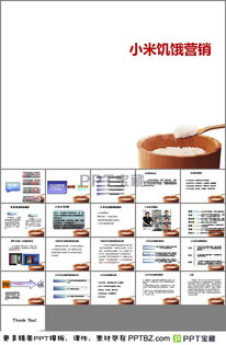 小米手机饥饿营销策略PPT 幻灯片模板 
