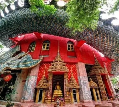 泰国最神秘的寺庙,17层高被 巨龙 盘旋,至今无人知晓其来历