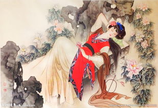 浅谈工笔人物画的线条美,工笔人物国画赏析,柔情万种的女性美