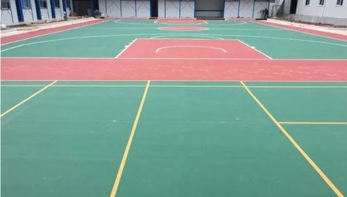 篮球场用地坪漆还是硅pu
