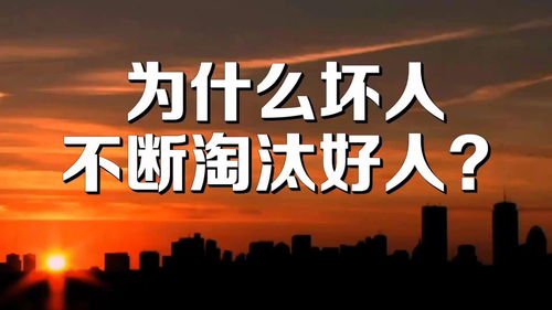 为什么好人开始变坏 因为缺少对坏人的惩戒 为什么生意越来越难做 因为人与人之间失去了信任 