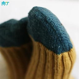 毛线袜子的编织方法 洋袜跟编织技巧及图样