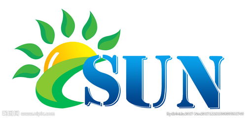 太阳 logo 设计图片 