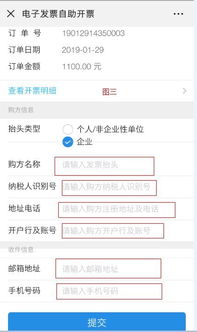 自助电子开票流程