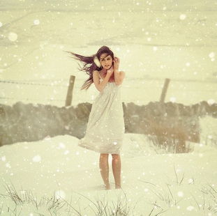 欧美唯美图片 白白的雪代表纯洁的爱