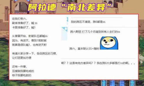 阿拉德中的 南北差异 SS到底是什么意思