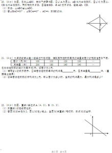 2015年广东梅州中考数学试卷 已公布 