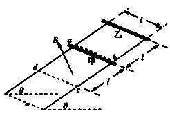 如图所示,间距l 0.4m的光滑平行金属导轨与水平面夹角 30 ,正方形区域abcd内匀强磁场的磁感应强度B 