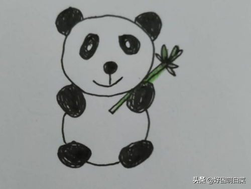 熊猫怎么画 怎么画熊猫简笔画 