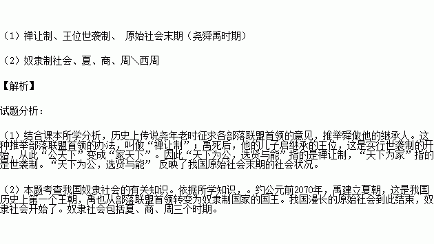 天下为家代替天下为公的主要原因是什么