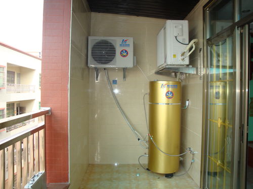 空气能热水器安装示意图(空气能热水器循环水安装示意图)