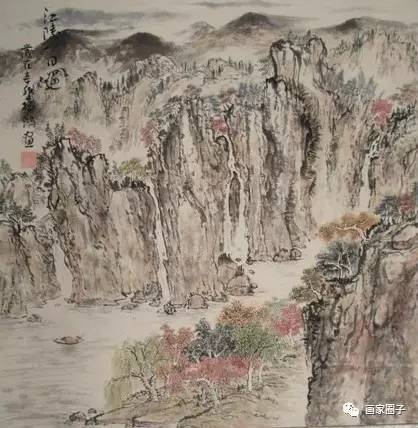 个人画展 杨鸿山水画作品,一些山水画的知识 