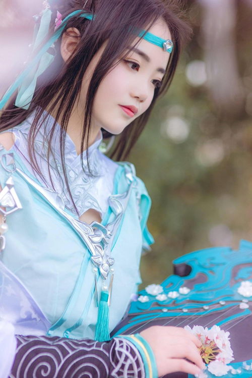 剑三 雪河琴娘cosplay