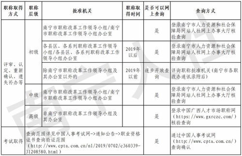 南宁职改办职称查询，南宁市职称审验要进入什么网站系统