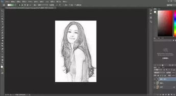 PS后期 照片转素描 简单7步